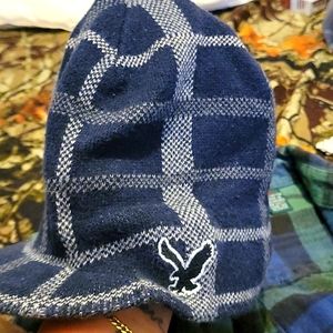 Blue and white american eagle outfitters cap